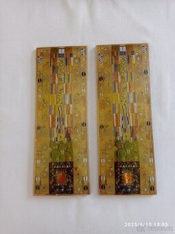 Gustav Klimt - skleněná dekorační mísa