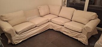 IKEA EKTORP rohová s potahem SVANBY