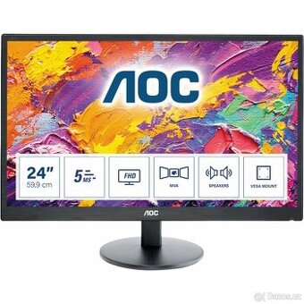 LCD Monitor 23,6" AOC M2470SWDA2