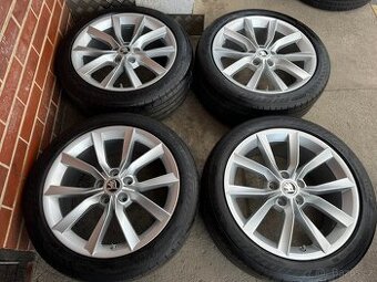 Alu 18" 5x112 škoda "Modus" letní 75%, SUP3 TMPS