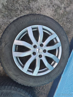 Alu kola 7,5x18" 5x114,3 ET49,5 67,2 vč.  pneu - Zánovní