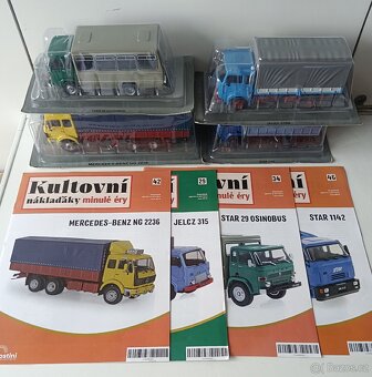 Mercedes, Roman,Kamaz, Csepel, Rába, Kraz, DeAgostini