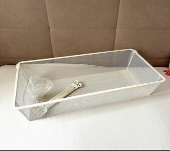 Ikea komplement - Síťovaný koš, bílá, 100x35 cm