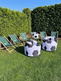 Pronájem lehátek a sedacích vaků