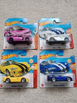 Hot wheels Dodge charger, Viper GTS, SRT