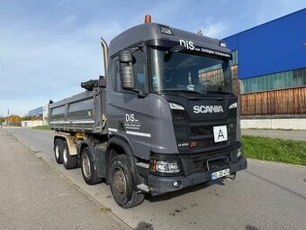 SCANIAR 450 XT 8x4 MEILLER třístranný sklápěč