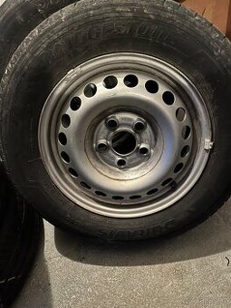 Plechové disky + letní pneu VW Transporter T5, T6