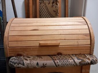 Dřevěná chlebovka,dřevěná nádoba na chléb 40x30