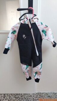 Softshellová kombinéza vel. 68 Lila Baby