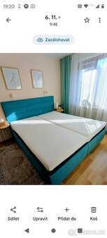 Manželská postel s úložným prostorem 180x200cm