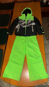 Dětská zimní bunda + kalhoty vel.134/140