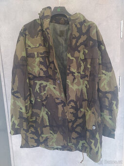 Kabát potisk vojenský