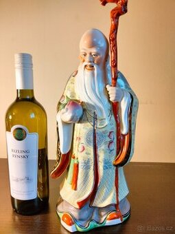 Čínska porcelánová socha