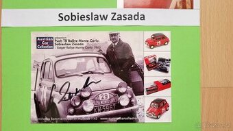Sobieslaw Zasada rallye originální autogram