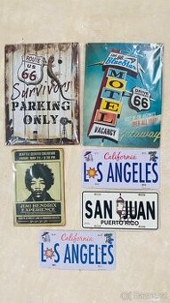 Prodám plechové cedule