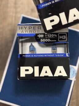 PIAA H3 Hyper Arros 5000K – bílé světlo +120 % ✅