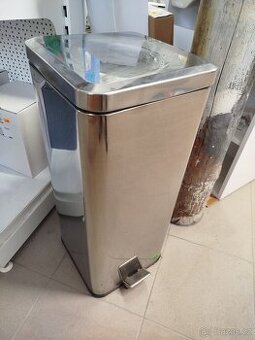 Odpadkový koš chrom hranatý