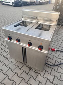 Profi elektrická fritéza Silko,  2x 15 L, 20 kW