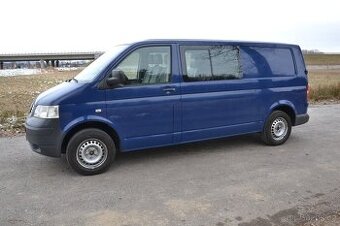 VW T5 LONG 2.5 TDi, Klima, 6 míst, ČR pův., 2křídlé dv.,