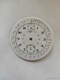 3x porcelánový číselník na chronograf