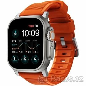Nomad Rugged Strap řemínek pro Apple Watch oranžový - 1