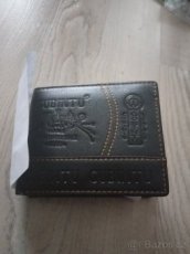 Elegantní pánská peněženka - imitace kuže - nová - 1
