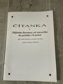 Čítanka k dějinám literatury od starov. do poč. 19. stol