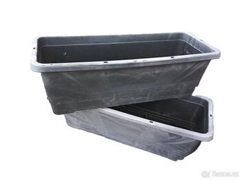 Dva truhlíky bez podmisky - délka 48 cm - 1