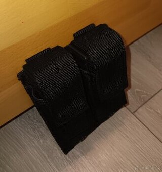 Nové Pouzdro dvojité Molle černé na 2 zásobníky_GLOCK