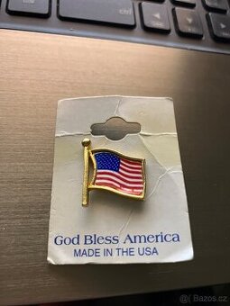 Klopní odznak ( VLAJKA USA)