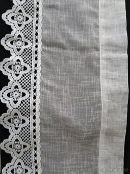 Záclony do chalupy 2 kusy, 26x250 cm - 1