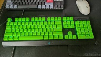 Razer BlackWidow V3 (Green switch, green keycapy)