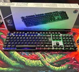 MSI Vigor GK50 Elite - CZ/SK