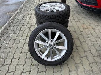 Sada alu kol 5x112 r17 Škoda SCUDO 225/50 R17 ET45