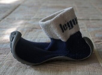 Dětské barefoot modré ponožkoboty Leguanito vel.28-29