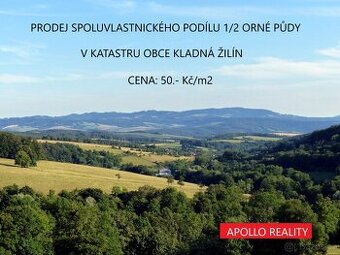 PRODEJ PODÍLU 1/2 ORNÉ PŮDY KLADNÁ ŽILÍN