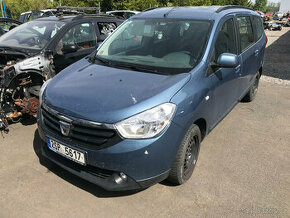 Dacia Lodgy 1,2TCe 85kW 2013, DILY z VOZU, 7 MIST