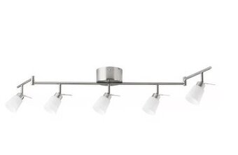 Ikea Stropní bodové světlo Tidig 5 lamp,včetně žárovek