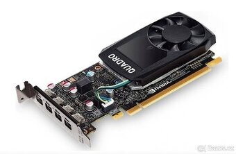 Grafická karta NVIDIA Quadro P600 2GB+adaptér HDMI