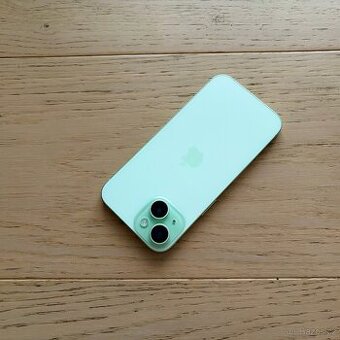 ZÁNOVNÍ APPLE IPHONE 15 128GB-ZELENÝ 100% BATERIE,ZÁRUKA