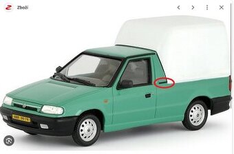 Lišta Škoda pick up