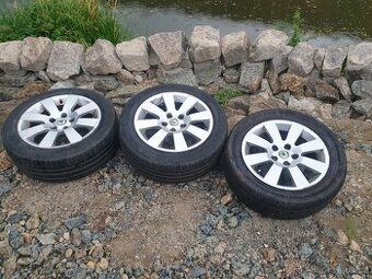3x Alu R16 ŠKODA, 3x origo poklice
