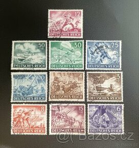 Wehrmacht - poštovní známky - 1943