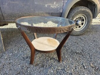 Stolek Halabala kulatý