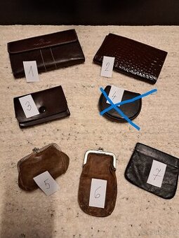 starožitné i nové peněženky