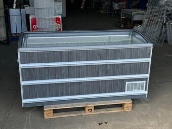 Prosklený pultový mrazák 170x75x89 cm