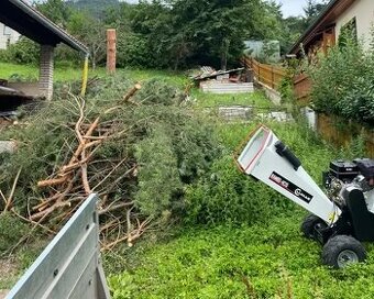 Větve ke štěpkování