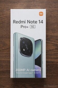 Xiaomi Redmi NOTE 14 Pro+ 5G 256GB- za 1500 Kč