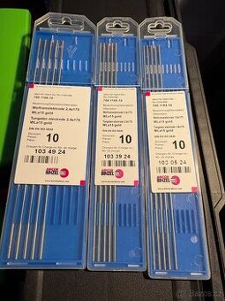 Wolframová elektroda na TIG,zlatá,Abicor Binzel,ceny text