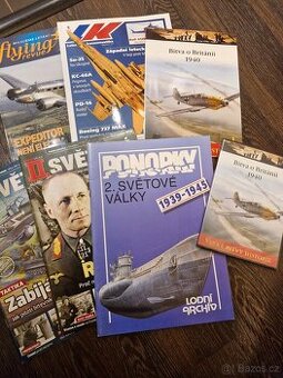 Letecké a vojenske časopisy a DVD